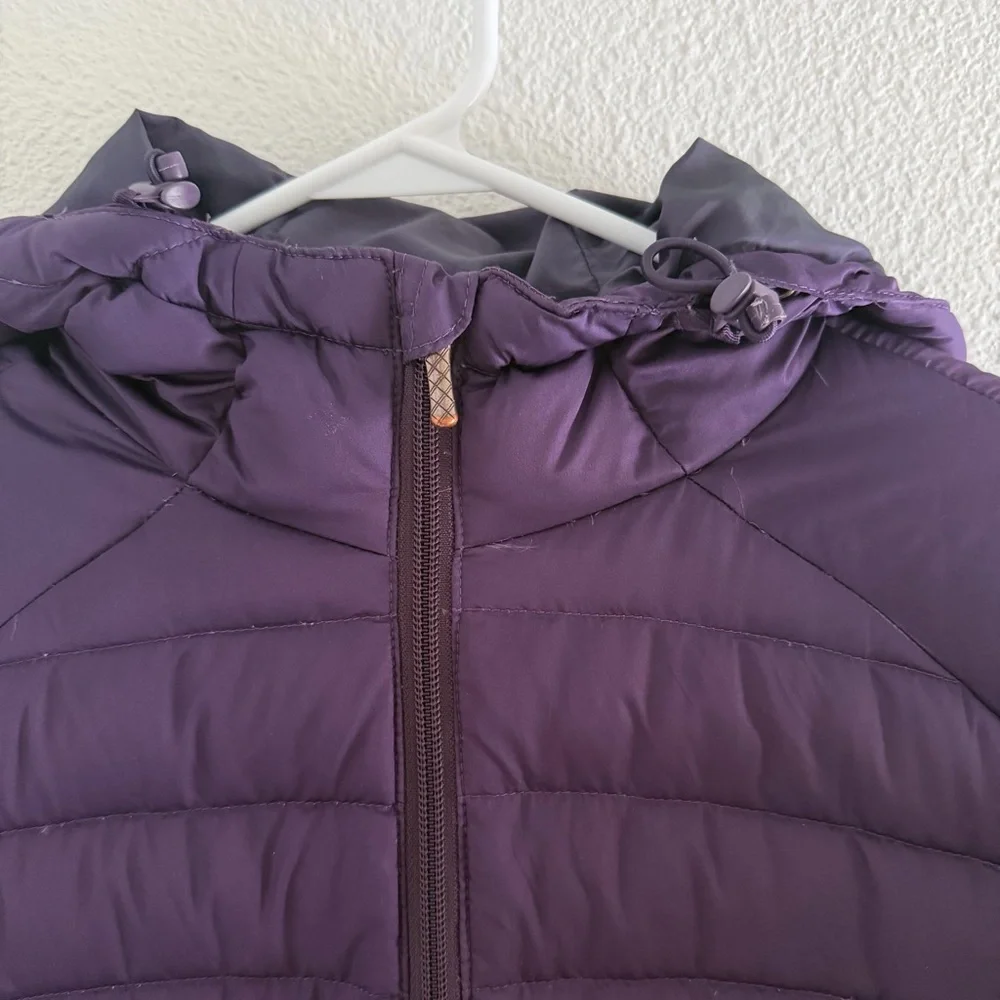 ALPINE DESIGN Women's Duck Down‎ Puffer Parka Hooded Purple M Jacket